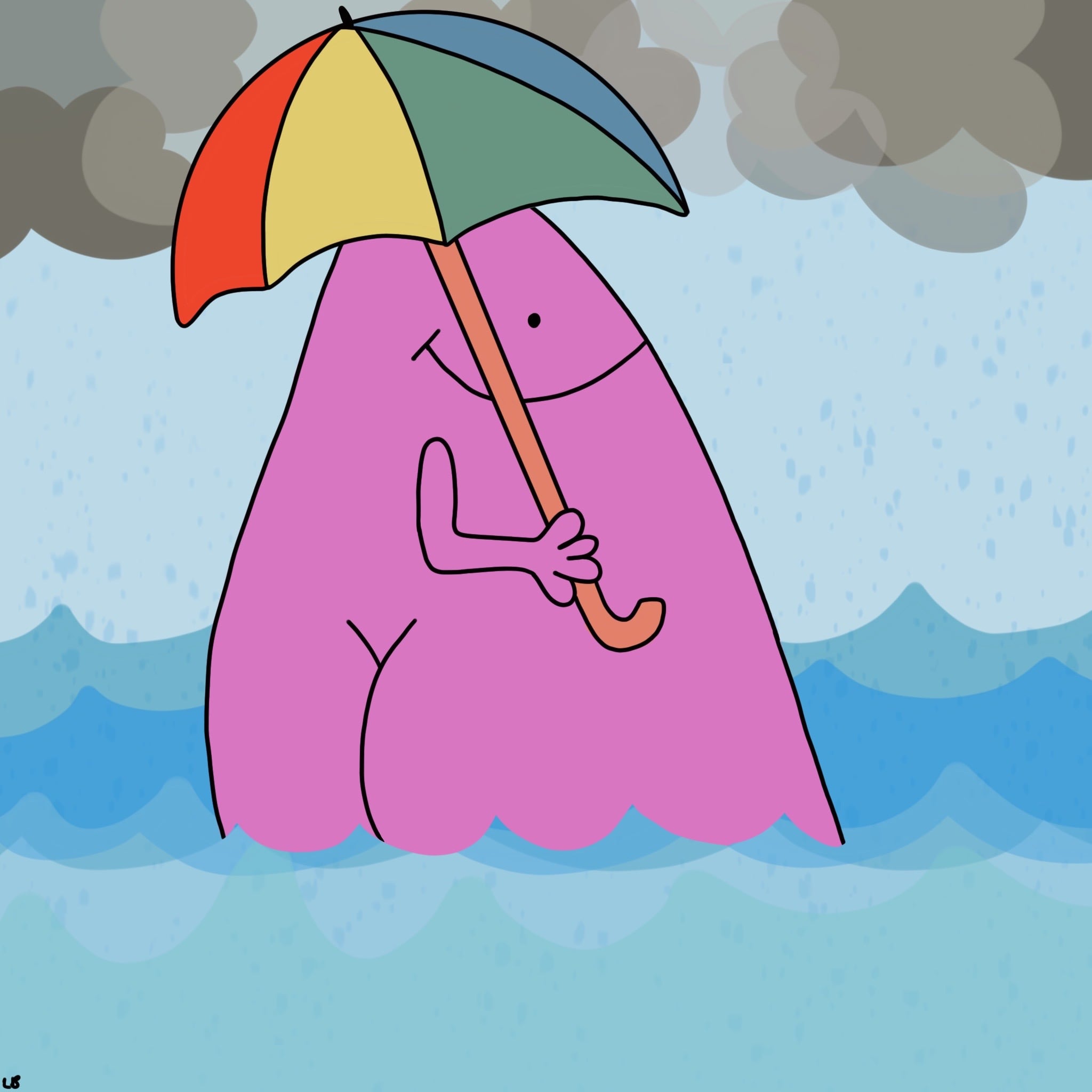 Rain walk 🍑